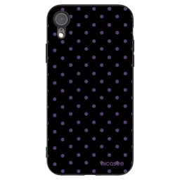 Fekete szilikon tok az alábbi mobiltelefonokra Apple iPhone XR - Flickers