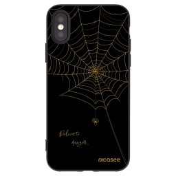 Fekete szilikon tok az alábbi mobiltelefonokra Apple iPhone X/XS - Delicate danger