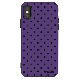 Fekete szilikon tok az alábbi mobiltelefonokra Apple iPhone X/XS - Flickers 2
