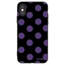 Fekete szilikon tok az alábbi mobiltelefonokra Apple iPhone X/XS - Big flickers