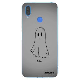 Átlátszó szilikon tok az alábbi mobiltelefonokra Huawei Nova 3 - Ghost