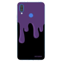 Átlátszó szilikon tok az alábbi mobiltelefonokra Huawei Nova 3i - Purple spooky