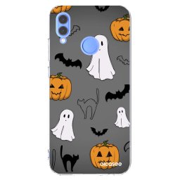 Átlátszó szilikon tok az alábbi mobiltelefonokra Huawei P Smart 2019 - Spooky crew