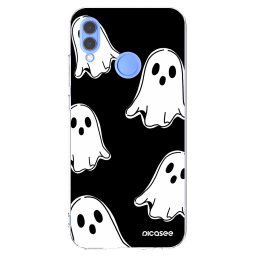 Átlátszó szilikon tok az alábbi mobiltelefonokra Huawei P Smart 2019 - Black ghosts