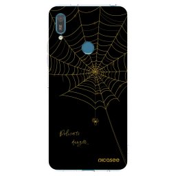 Átlátszó szilikon tok az alábbi mobiltelefonokra Huawei Y7 2019 - Delicate danger
