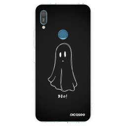 Átlátszó szilikon tok az alábbi mobiltelefonokra Huawei Y6 2019 - Ghost 2