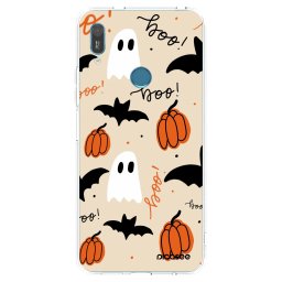 Átlátszó szilikon tok az alábbi mobiltelefonokra Huawei Y6 2019 - Halloween 26