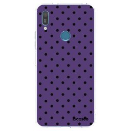 Átlátszó szilikon tok az alábbi mobiltelefonokra Huawei Y6 2019 - Flickers 2