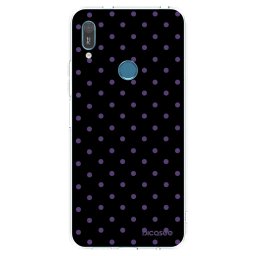 Átlátszó szilikon tok az alábbi mobiltelefonokra Huawei Y6 2019 - Flickers