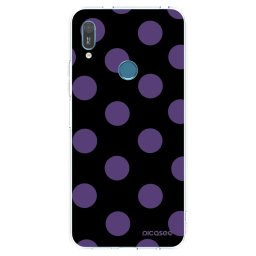Átlátszó szilikon tok az alábbi mobiltelefonokra Huawei Y6 2019 - Big flickers