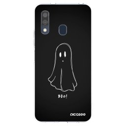 Átlátszó szilikon tok az alábbi mobiltelefonokra Samsung Galaxy A40 A405F - Ghost 2