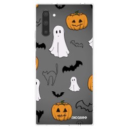 Átlátszó szilikon tok az alábbi mobiltelefonokra Samsung Galaxy Note 10 N970F - Spooky crew