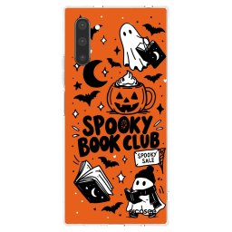 Átlátszó szilikon tok az alábbi mobiltelefonokra Samsung Galaxy Note 10 N970F - Spooky book club