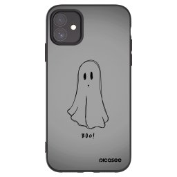 Fekete szilikon tok az alábbi mobiltelefonokra Apple iPhone 11 - Ghost
