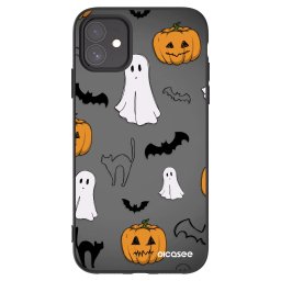 Fekete szilikon tok az alábbi mobiltelefonokra Apple iPhone 11 - Spooky crew