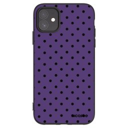 Fekete szilikon tok az alábbi mobiltelefonokra Apple iPhone 11 - Flickers 2