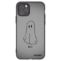 Fekete szilikon tok az alábbi mobiltelefonokra Apple iPhone 11 Pro - Ghost