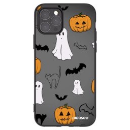 Fekete szilikon tok az alábbi mobiltelefonokra Apple iPhone 11 Pro - Spooky crew