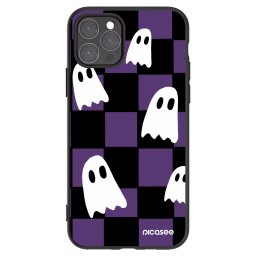 Fekete szilikon tok az alábbi mobiltelefonokra Apple iPhone 11 Pro - Ghosts
