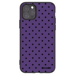 Fekete szilikon tok az alábbi mobiltelefonokra Apple iPhone 11 Pro - Flickers 2