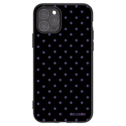 Fekete szilikon tok az alábbi mobiltelefonokra Apple iPhone 11 Pro - Flickers