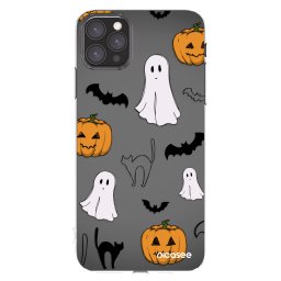 Átlátszó szilikon tok az alábbi mobiltelefonokra Apple iPhone 11 Pro Max - Spooky crew