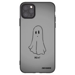 Fekete szilikon tok az alábbi mobiltelefonokra Apple iPhone 11 Pro Max - Ghost