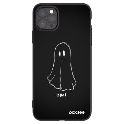 Fekete szilikon tok az alábbi mobiltelefonokra Apple iPhone 11 Pro Max - Ghost 2