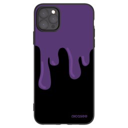 Fekete szilikon tok az alábbi mobiltelefonokra Apple iPhone 11 Pro Max - Purple spooky