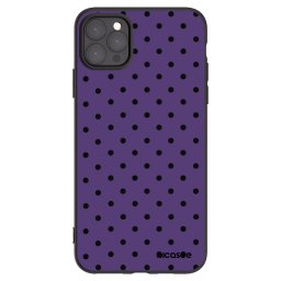 Fekete szilikon tok az alábbi mobiltelefonokra Apple iPhone 11 Pro Max - Flickers 2