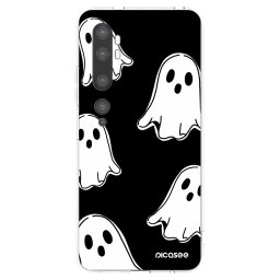 Átlátszó szilikon tok az alábbi mobiltelefonokra Xiaomi Mi Note 10 (Pro) - Black ghosts