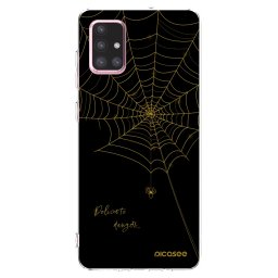 Átlátszó szilikon tok az alábbi mobiltelefonokra Samsung Galaxy A71 A715F - Delicate danger