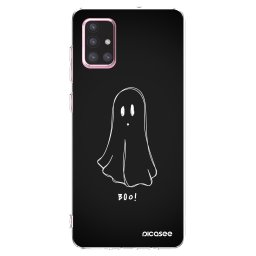 Átlátszó szilikon tok az alábbi mobiltelefonokra Samsung Galaxy A71 A715F - Ghost 2
