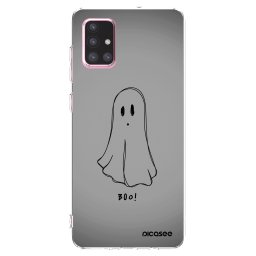 Átlátszó szilikon tok az alábbi mobiltelefonokra Samsung Galaxy A71 A715F - Ghost