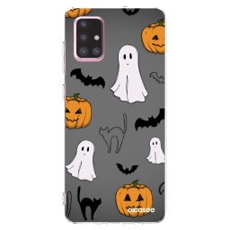 Átlátszó szilikon tok az alábbi mobiltelefonokra Samsung Galaxy A71 A715F - Spooky crew