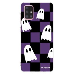 Átlátszó szilikon tok az alábbi mobiltelefonokra Samsung Galaxy A71 A715F - Ghosts