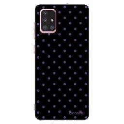 Átlátszó szilikon tok az alábbi mobiltelefonokra Samsung Galaxy A71 A715F - Flickers