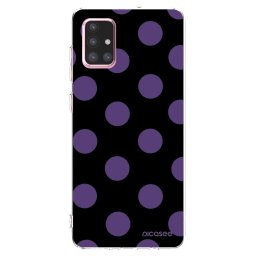 Átlátszó szilikon tok az alábbi mobiltelefonokra Samsung Galaxy A71 A715F - Big flickers