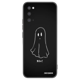 Fekete szilikon tok az alábbi mobiltelefonokra Samsung Galaxy S20 G980F - Ghost 2