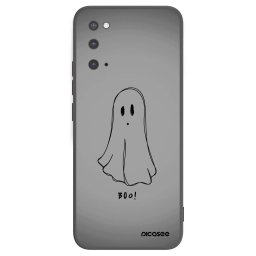 Fekete szilikon tok az alábbi mobiltelefonokra Samsung Galaxy S20 G980F - Ghost