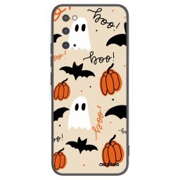Fekete szilikon tok az alábbi mobiltelefonokra Samsung Galaxy S20 G980F - Halloween 26