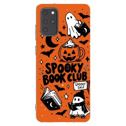 Átlátszó szilikon tok az alábbi mobiltelefonokra Samsung Galaxy S20+ G985F - Spooky book club