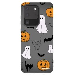 Átlátszó szilikon tok az alábbi mobiltelefonokra Samsung Galaxy S20 Ultra 5G G988F - Spooky crew