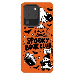 Átlátszó szilikon tok az alábbi mobiltelefonokra Samsung Galaxy S20 Ultra 5G G988F - Spooky book club
