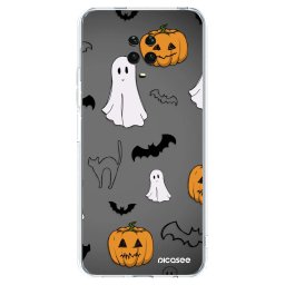 Átlátszó szilikon tok az alábbi mobiltelefonokra Xiaomi Redmi Note 9 Pro - Spooky crew