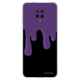 Átlátszó szilikon tok az alábbi mobiltelefonokra Xiaomi Redmi Note 9 Pro - Purple spooky
