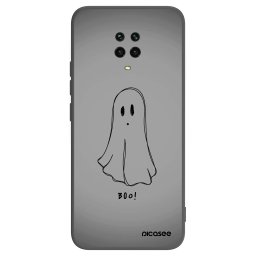 Fekete szilikon tok az alábbi mobiltelefonokra Xiaomi Redmi Note 9 Pro - Ghost