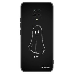 Fekete szilikon tok az alábbi mobiltelefonokra Xiaomi Redmi Note 9 Pro - Ghost 2