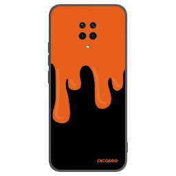 Fekete szilikon tok az alábbi mobiltelefonokra Xiaomi Redmi Note 9 Pro - Orange spooky