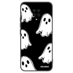 Fekete szilikon tok az alábbi mobiltelefonokra Xiaomi Redmi Note 9 Pro - Black ghosts